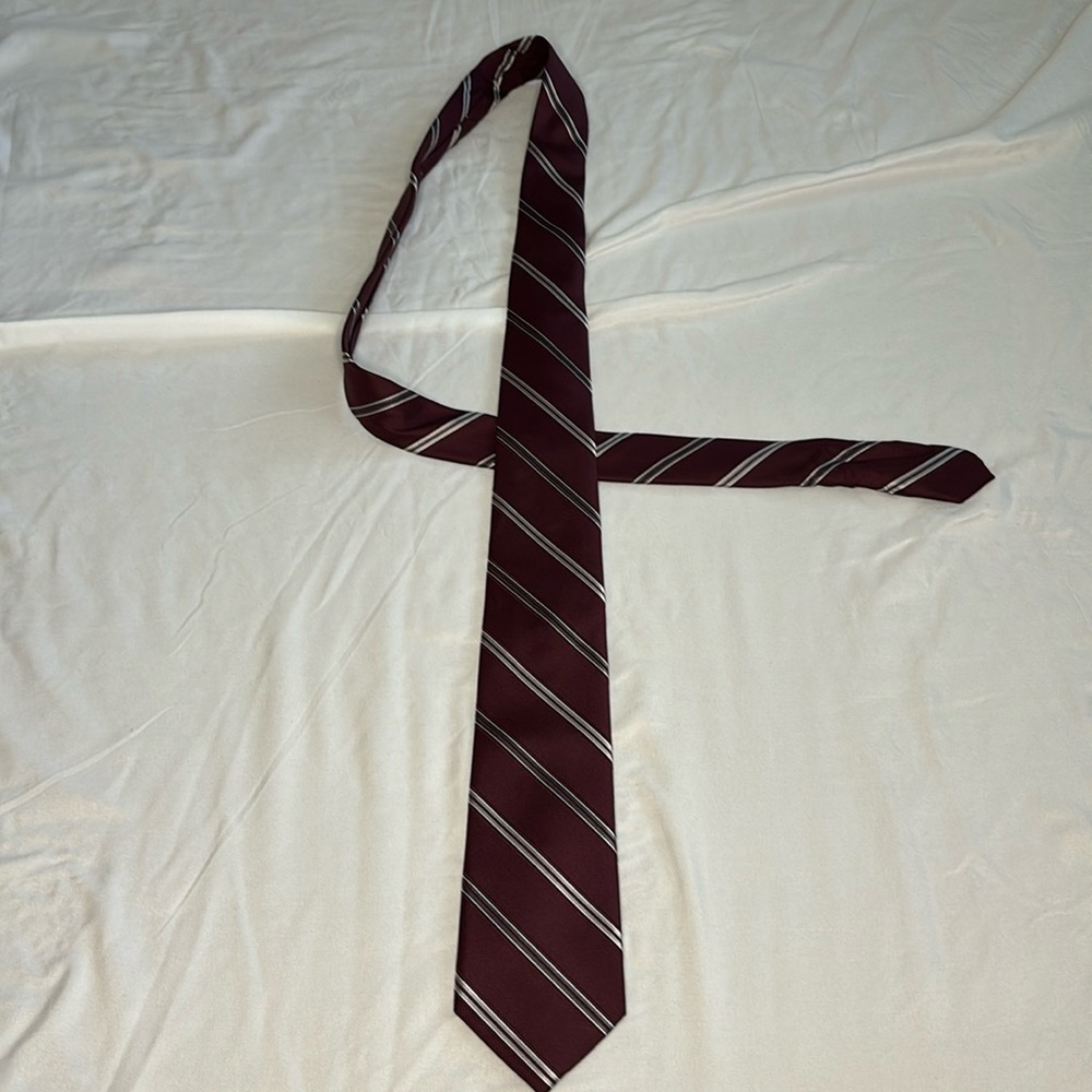 Micheal Micheal Kors silk tie striped tie